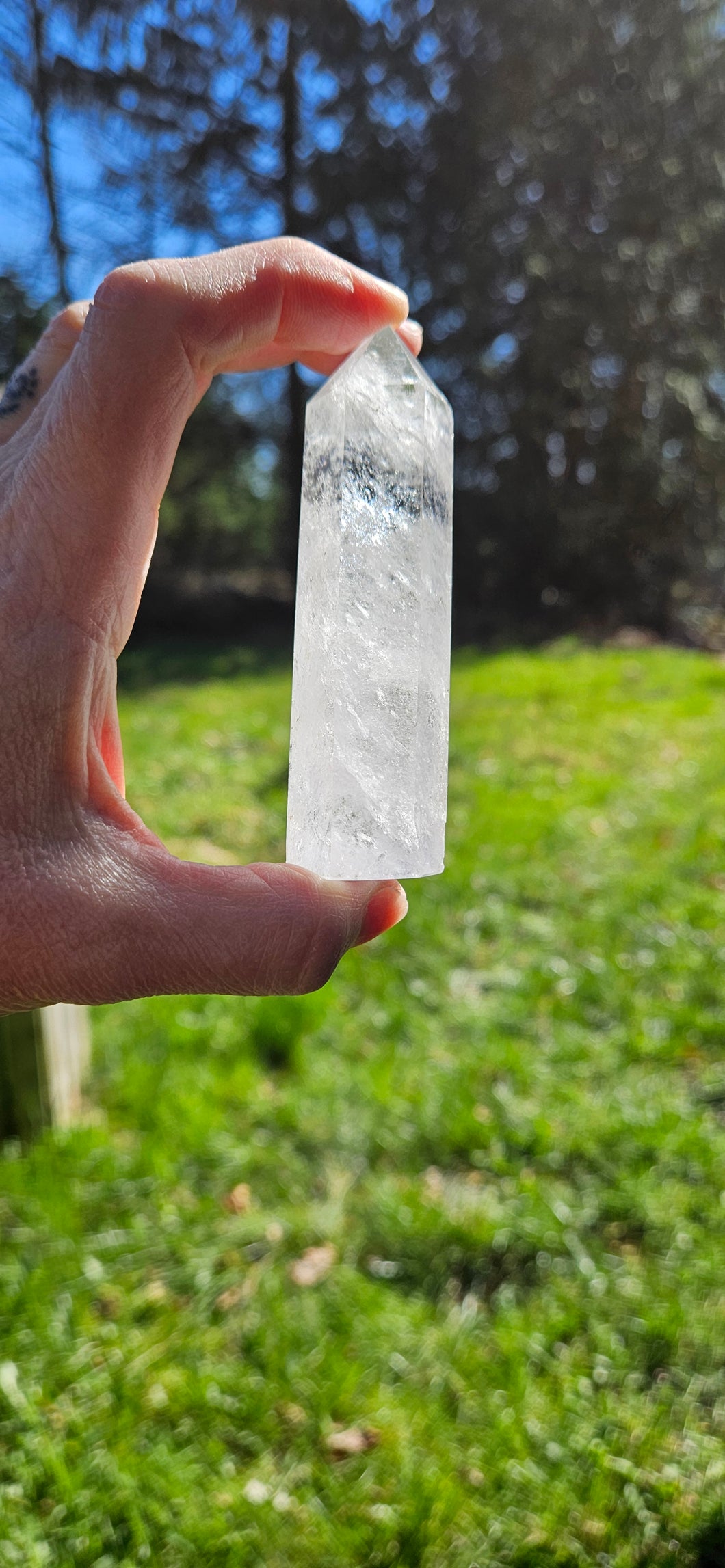 Clear Quartz Tower