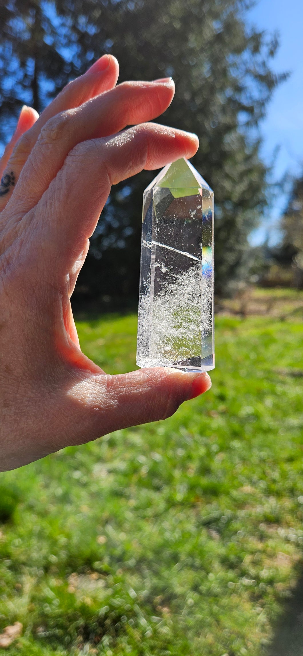 Clear Quartz Tower