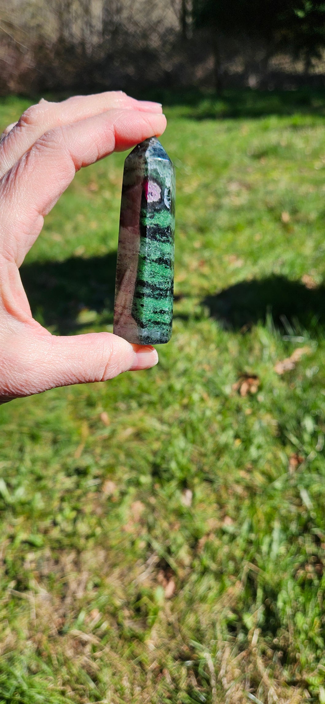 Ruby Zoisite Point