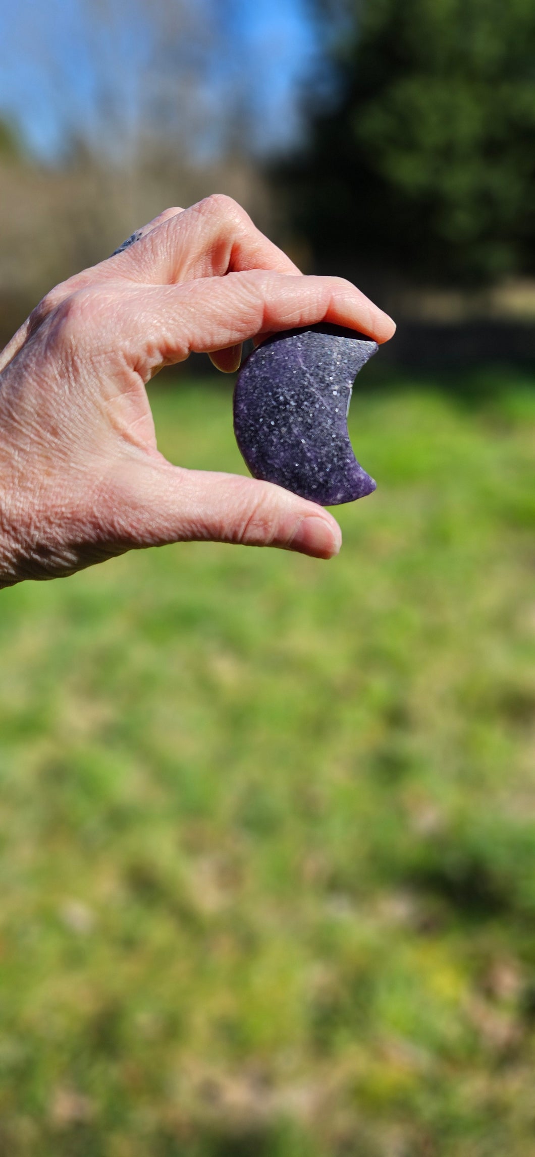 Lepidolite Cresent Moon