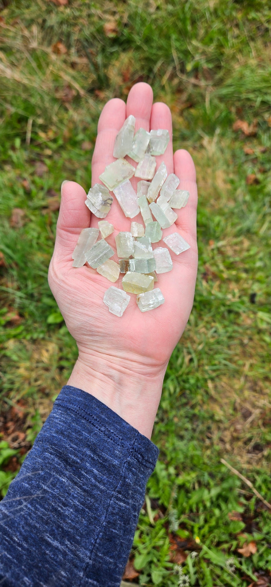 Green Calcite Raw small