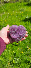 Load image into Gallery viewer, Amethyst Heart with Stand
