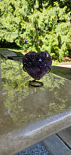 Load image into Gallery viewer, Amethyst Heart with Stand
