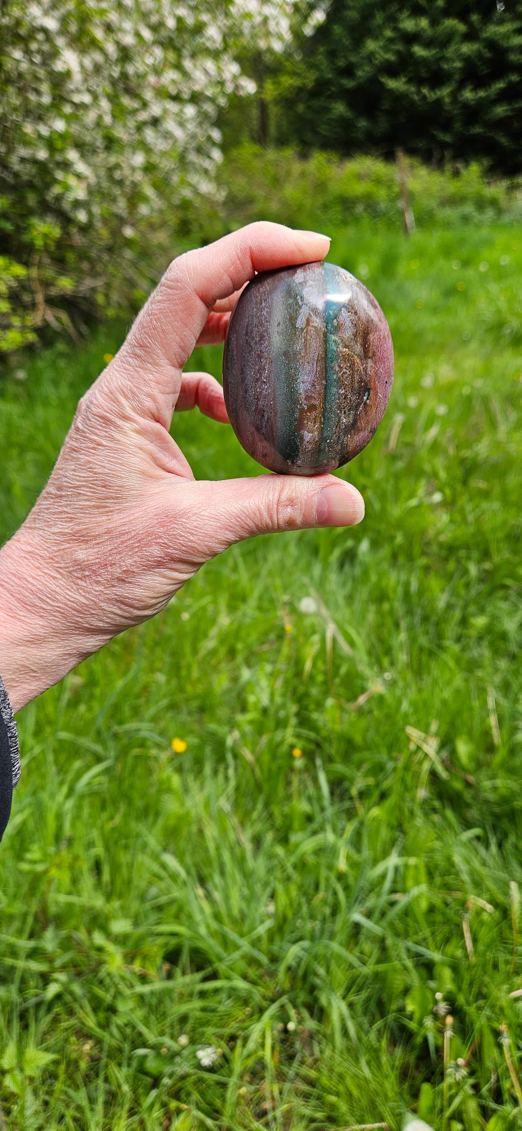 Ocean Jasper Palm Stone