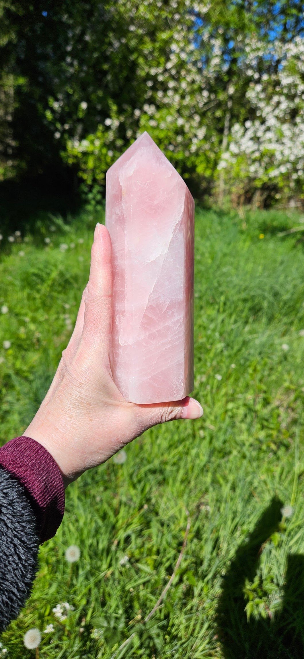 Rose Quartz Tower Large