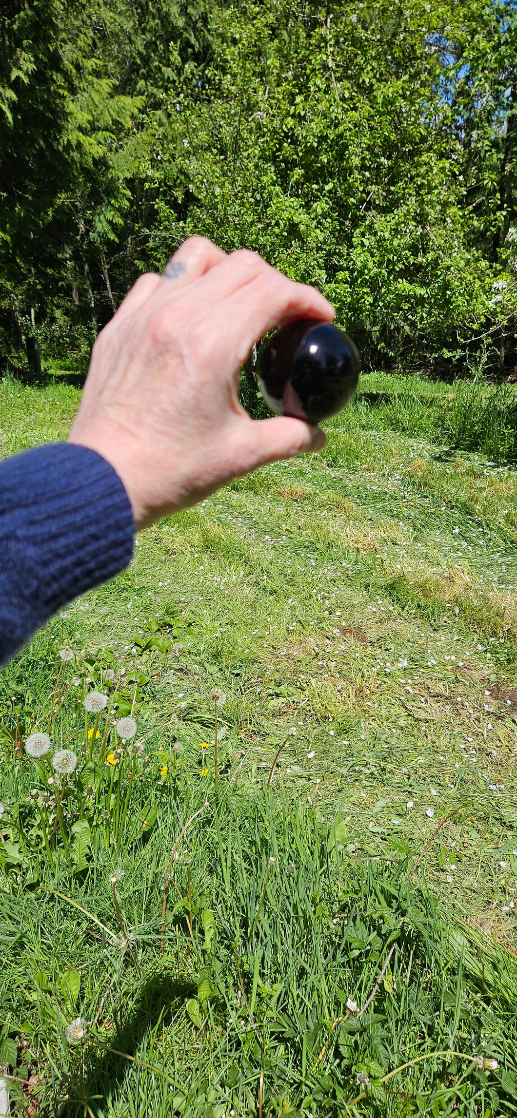 Black Obsidian Sphere