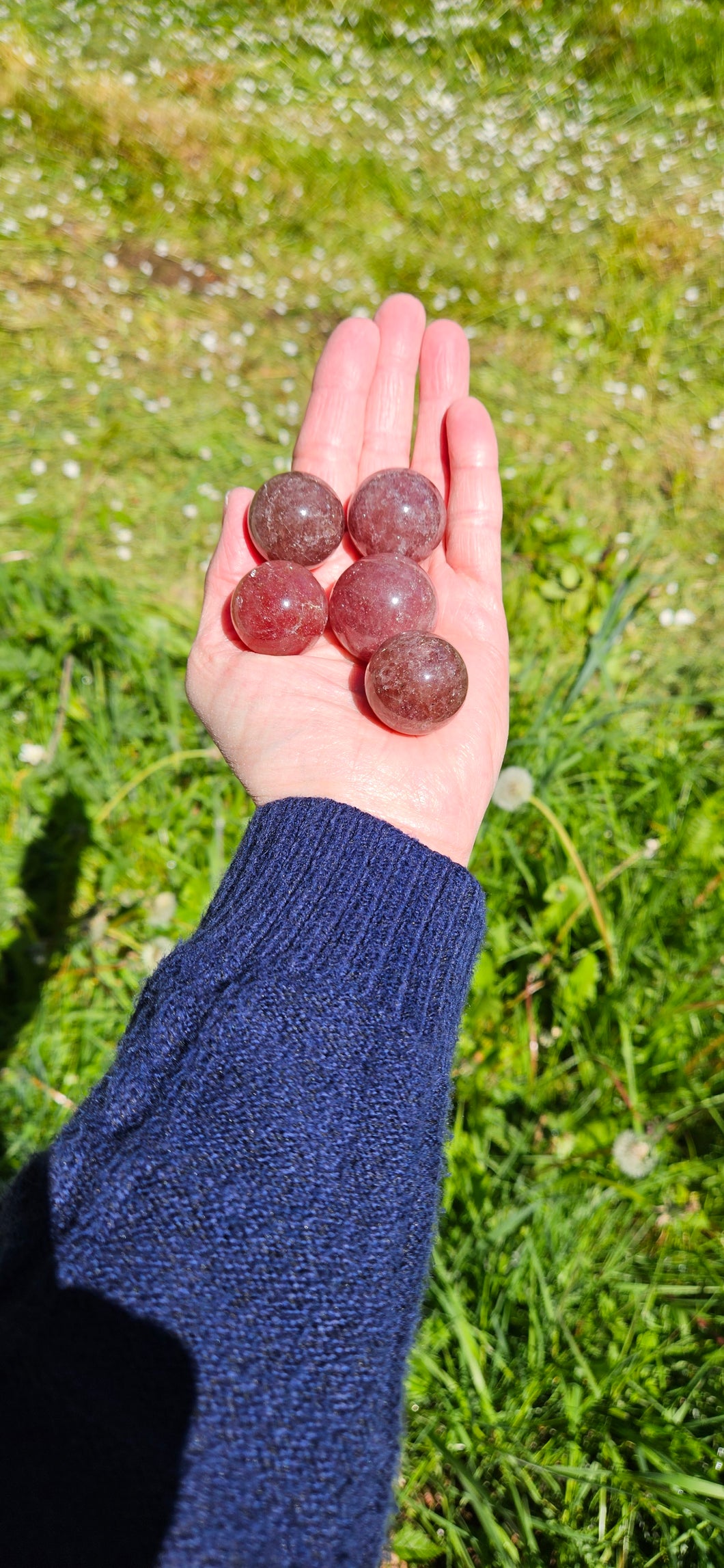 Strawberry Quartz Mini Sphere