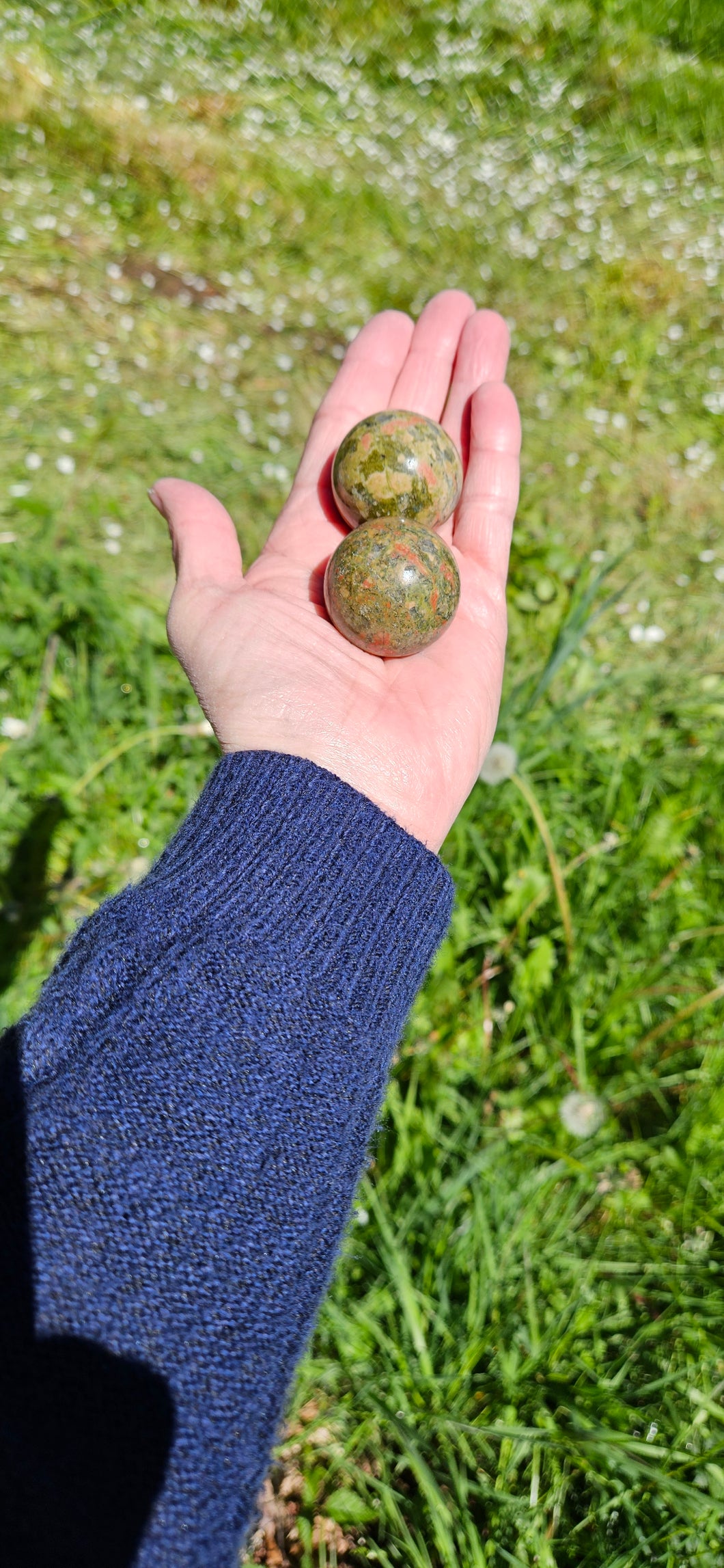 Unakite Small Sphere