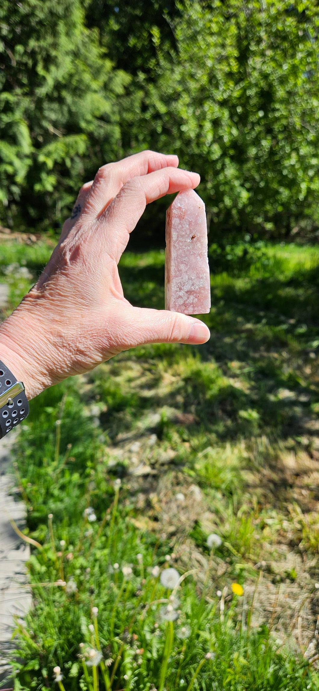 Pink Amethyst Point