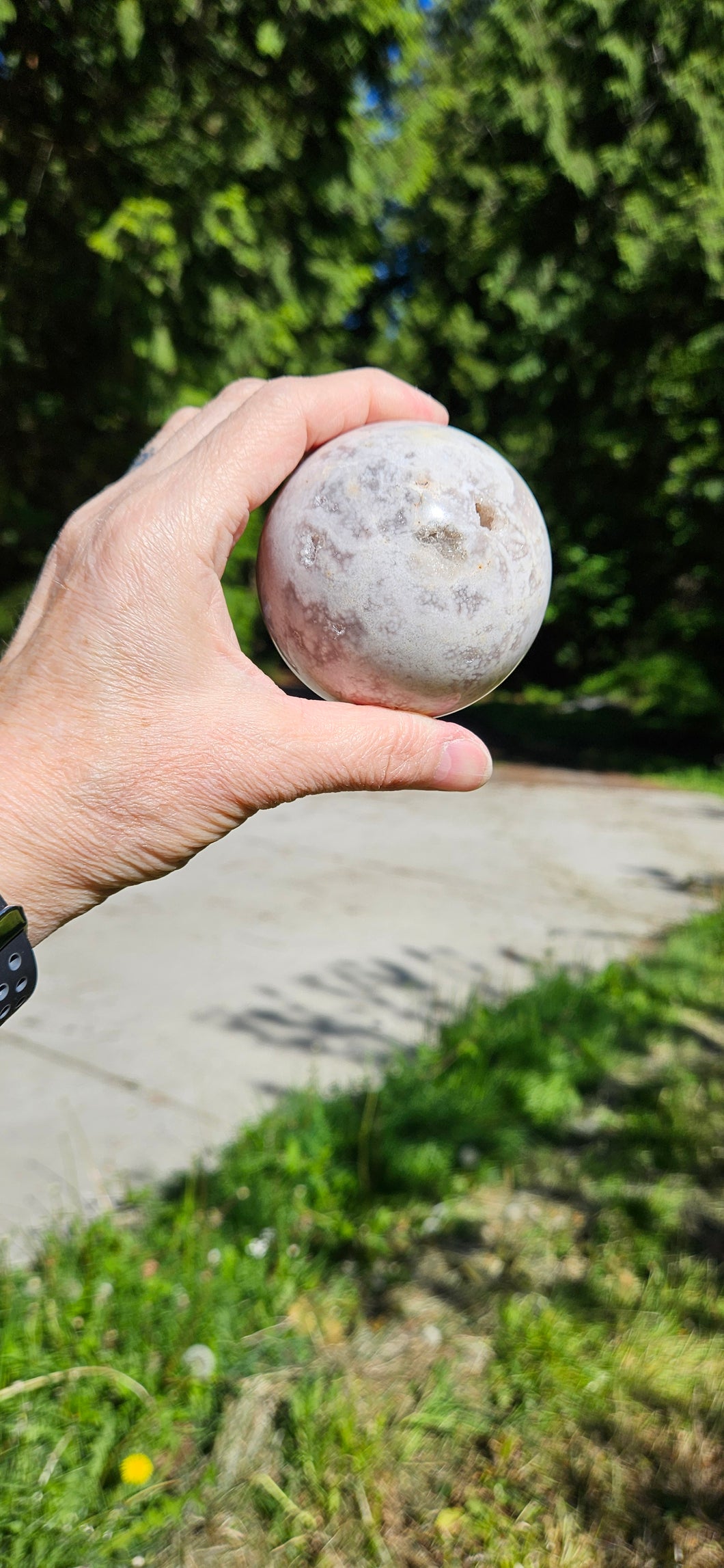 Pink Amethyst Sphere