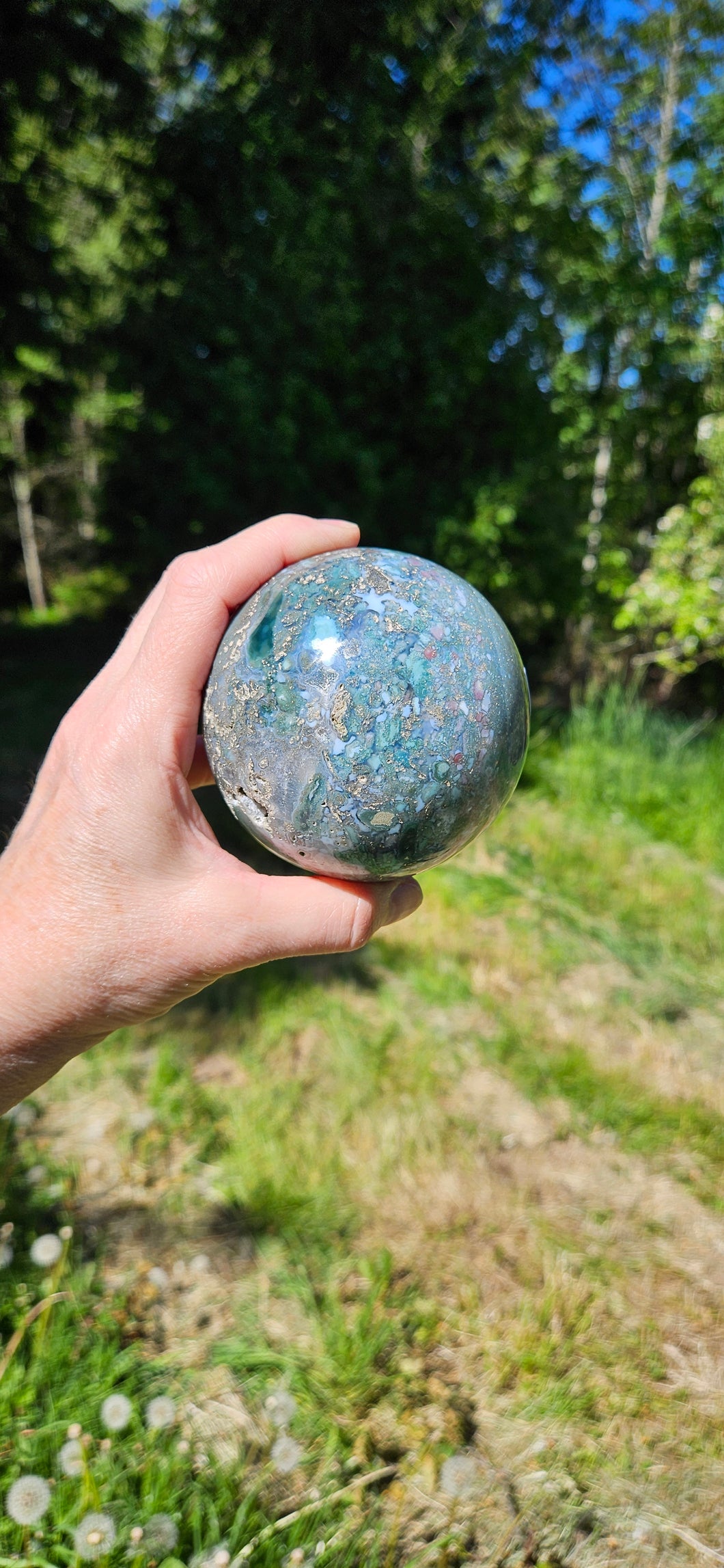 Ocean Jasper Sphere