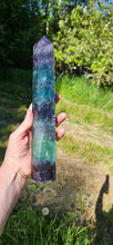 Load image into Gallery viewer, Rainbow Fluorite Tower
