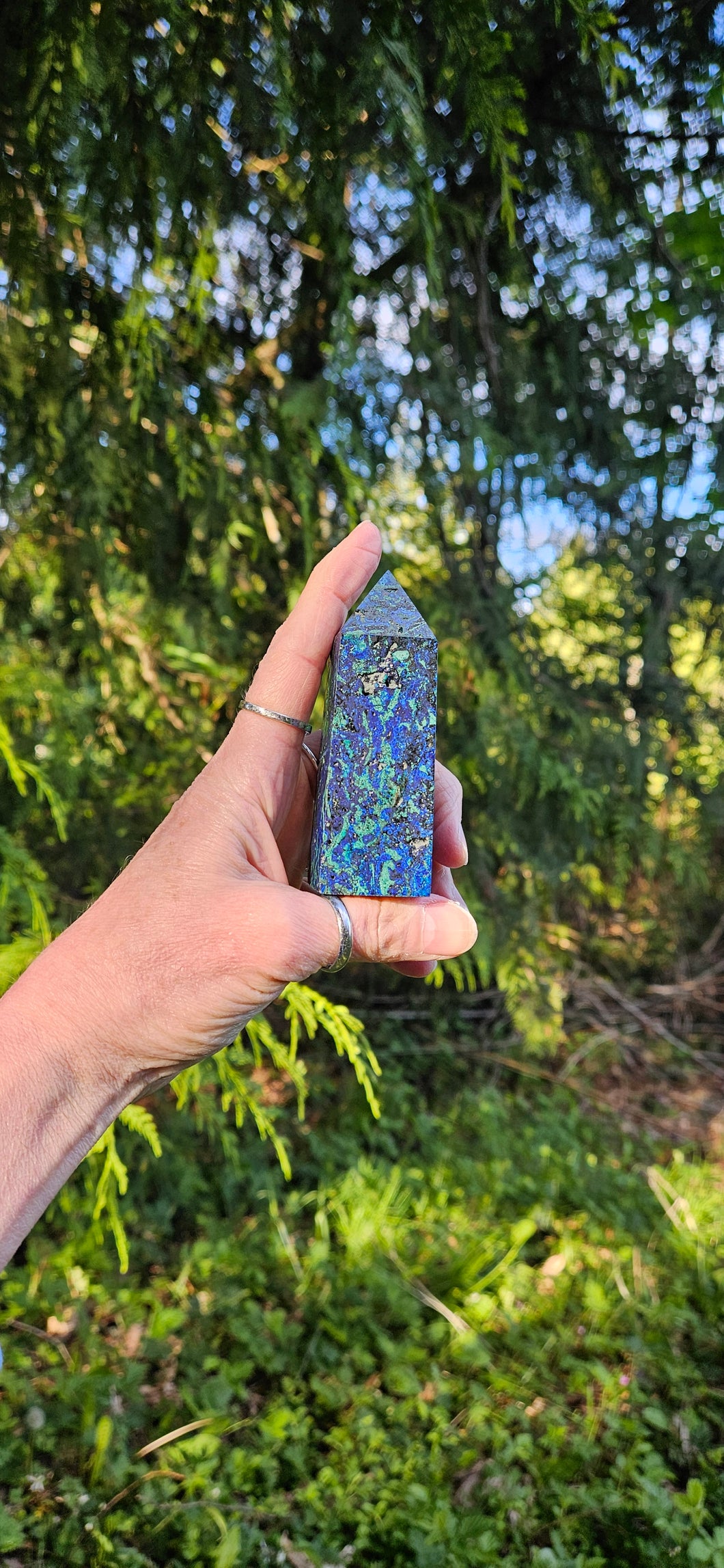 Azurite Malachite Point