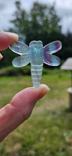 Load image into Gallery viewer, Rainbow Fluorite Dragonfly
