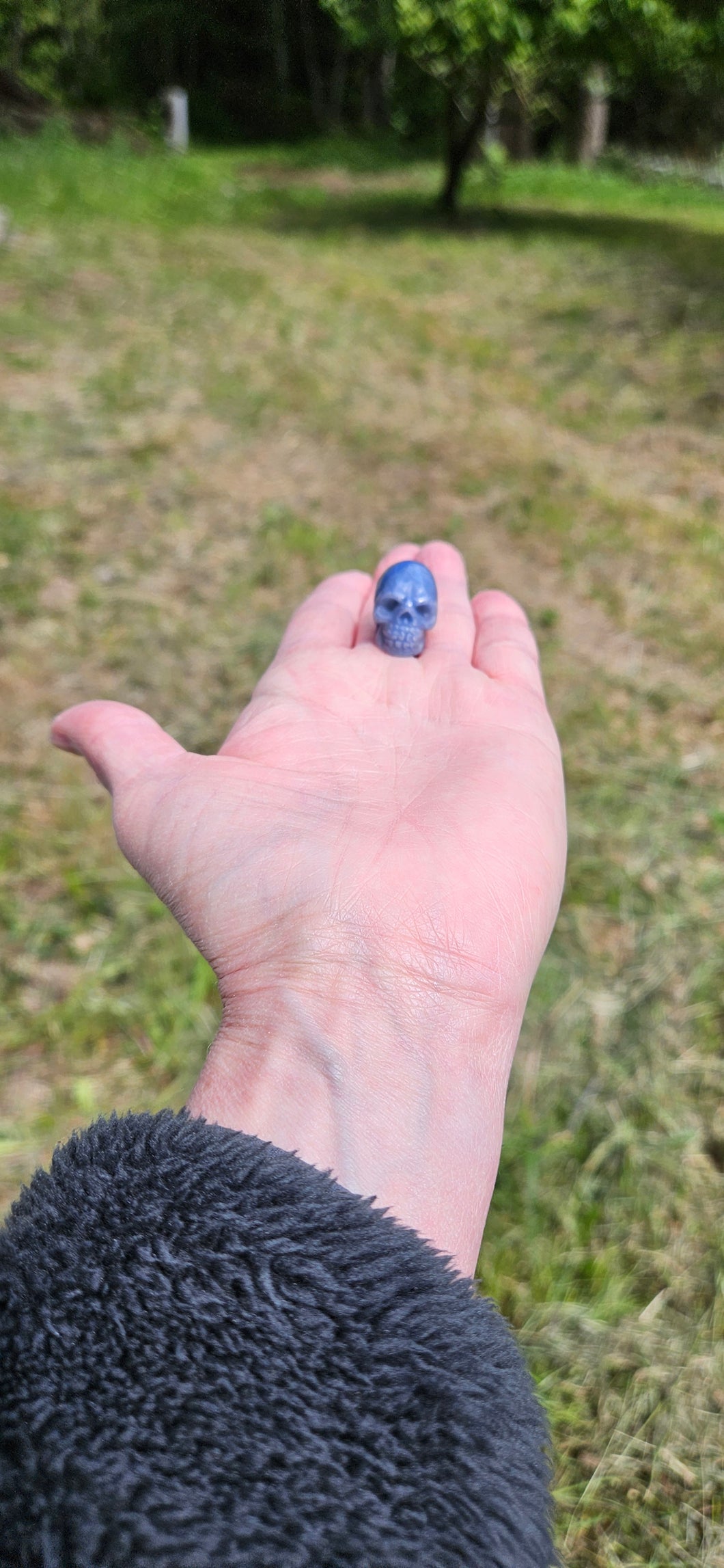 Blue Aventurine Mini Skull