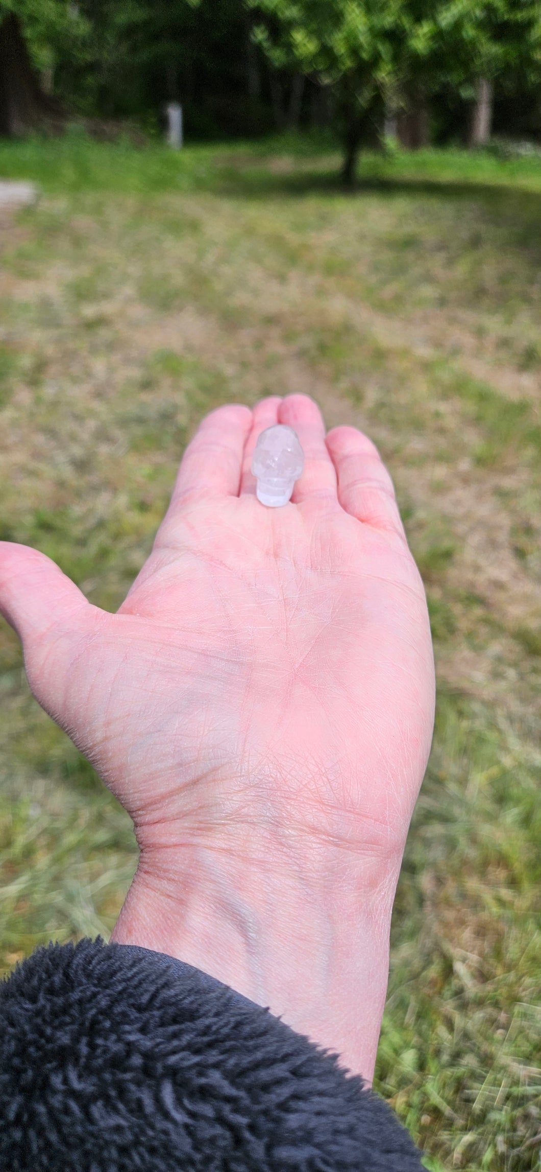 Clear Quartz Mini Skull