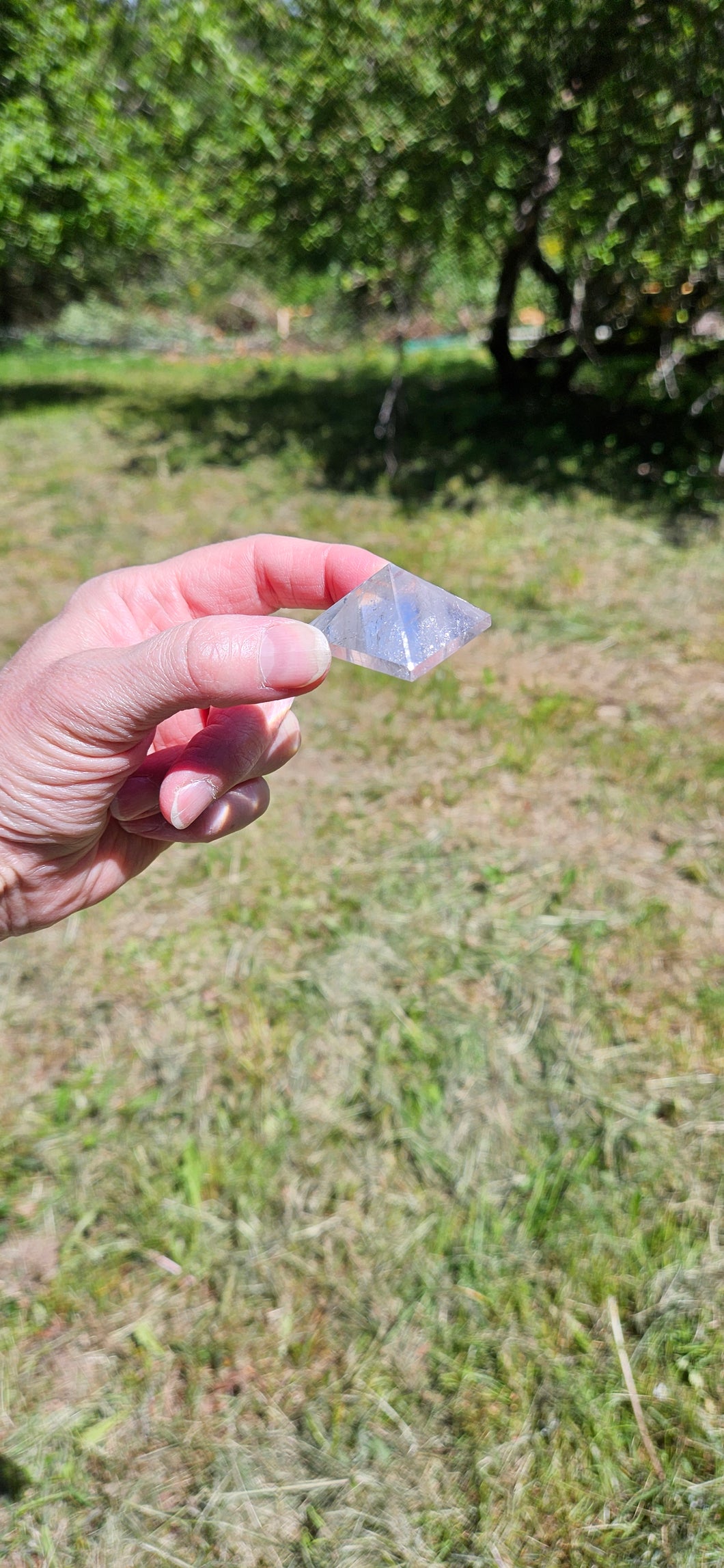 Clear Quartz Mini Pyramid