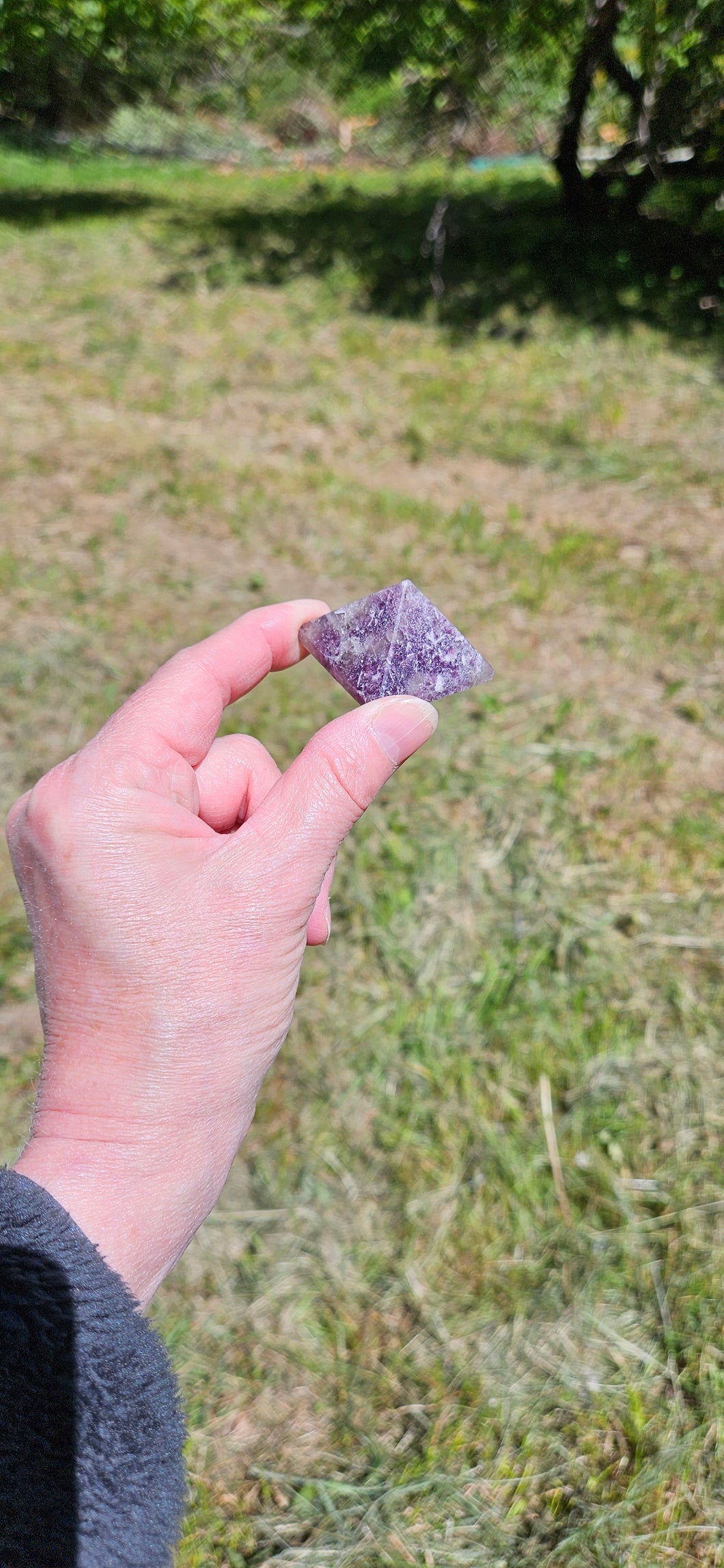 Lepidolite Mini Pyramid