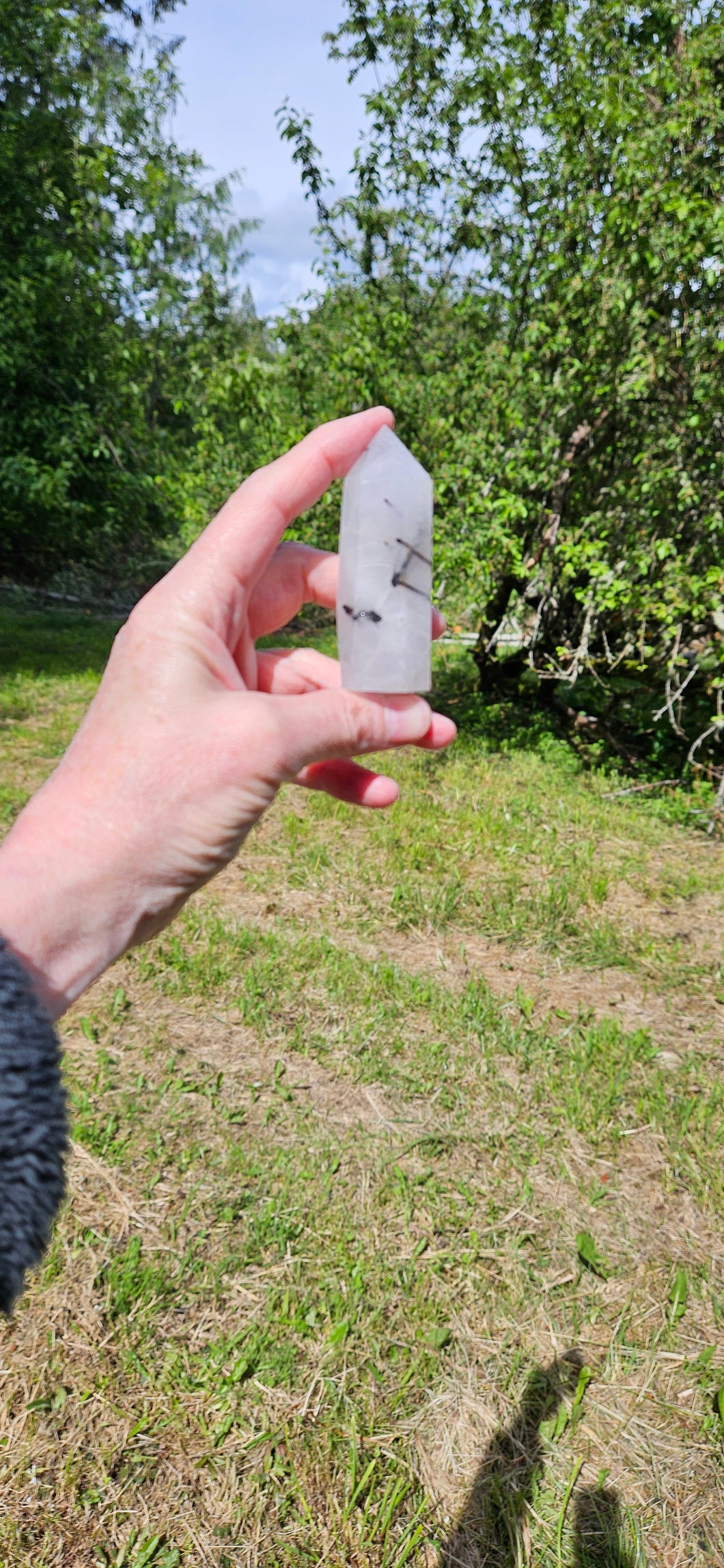 Tourmalated Quartz Point