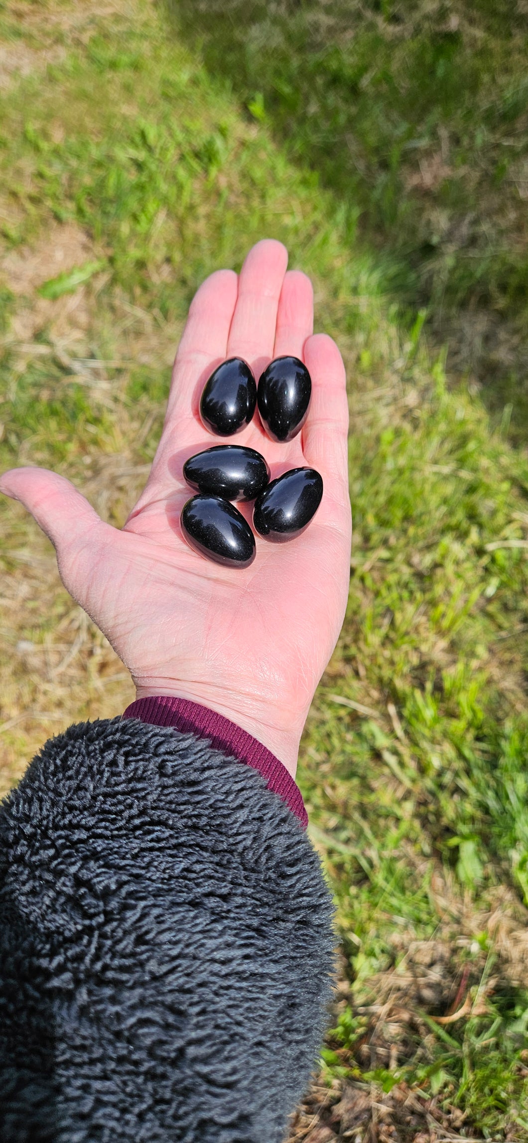 Black Obsidian Mini Egg