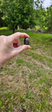 Load image into Gallery viewer, Black Tourmaline with Garnet Mini Egg
