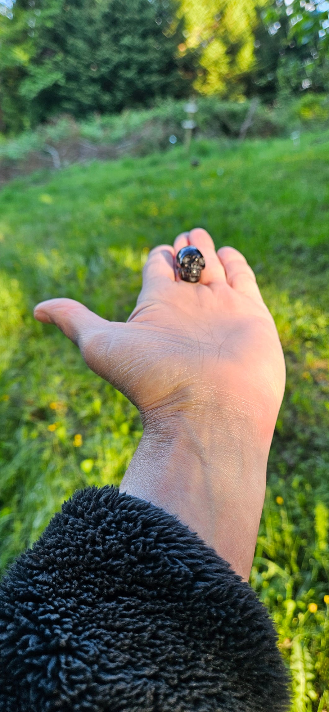 Black Obsidian Mini Skull