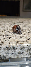 Load image into Gallery viewer, Red Tiger Eye Mini Skull
