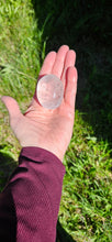 Load image into Gallery viewer, Clear Quartz Palm Stone
