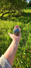 Load image into Gallery viewer, Ruby Fuchsite Kyanite Sphere
