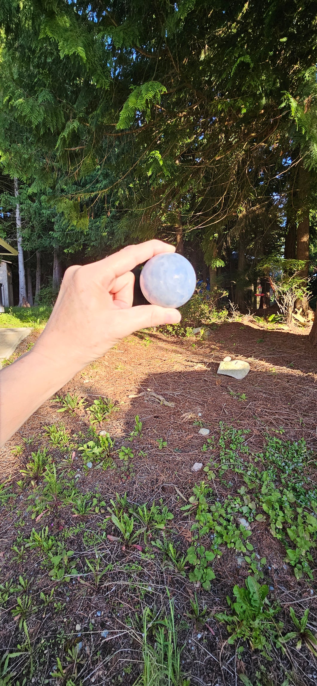 Blue Calcite Sphere