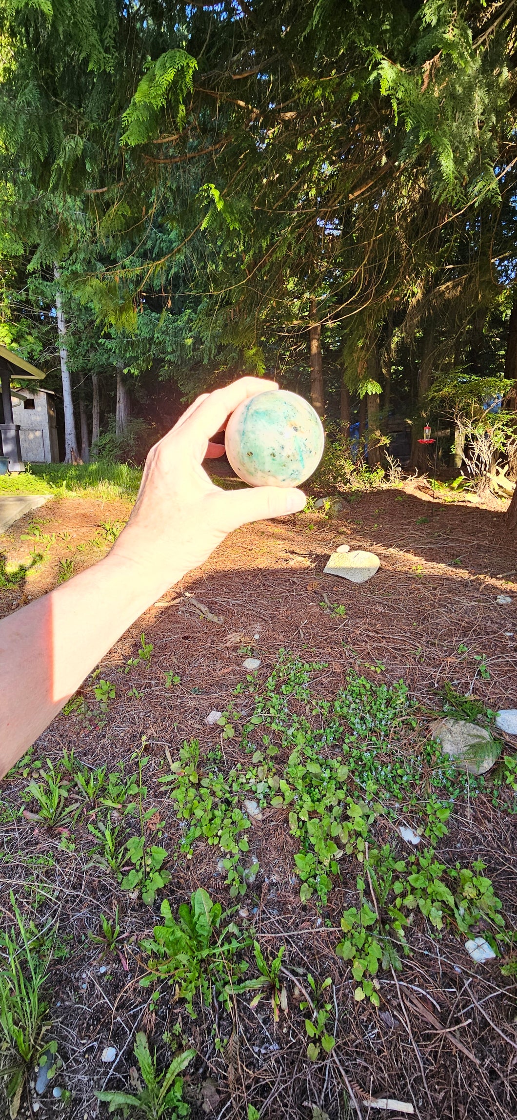 Chrysocolla Sphere