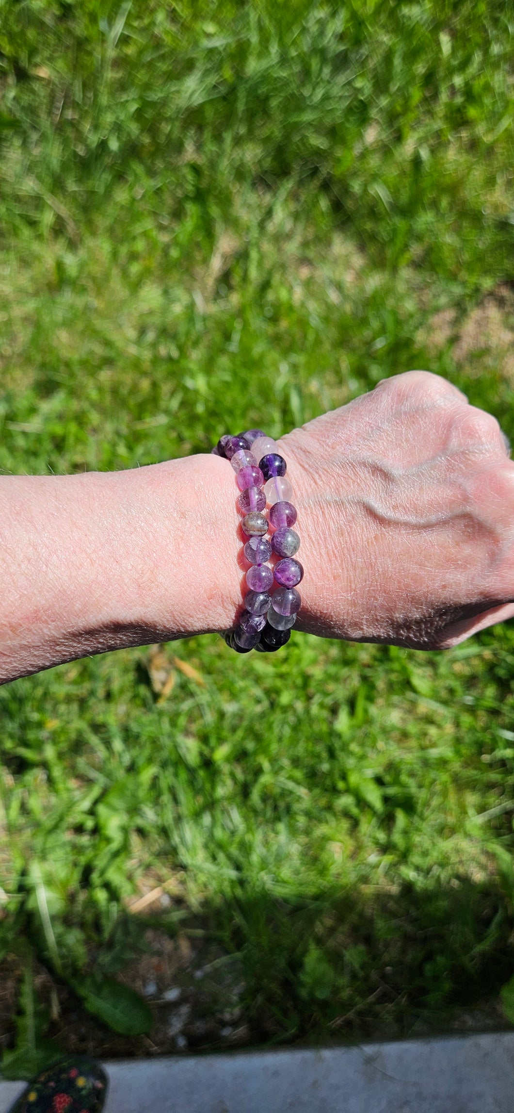 Purple Fluorite Bracelet