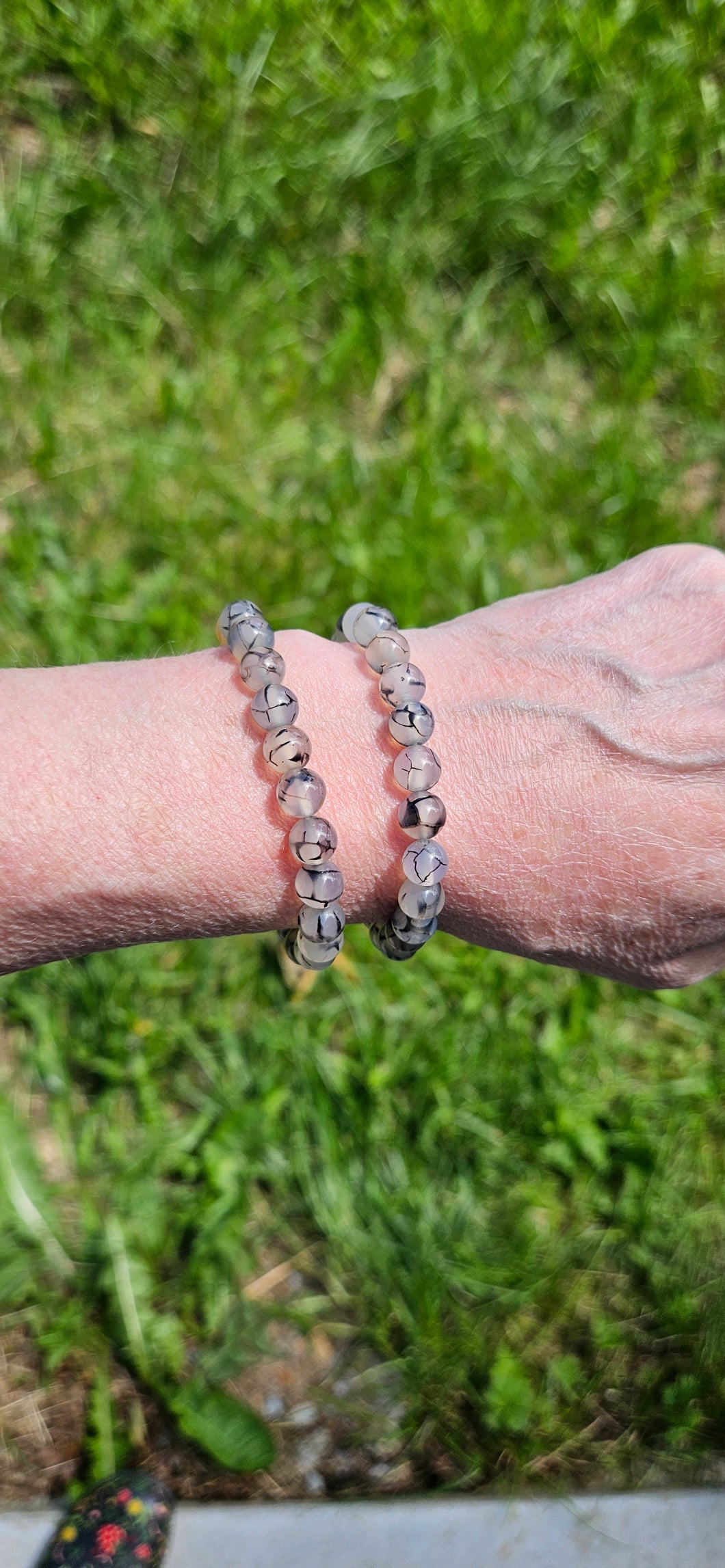 Dragon Vein Agate Bracelet