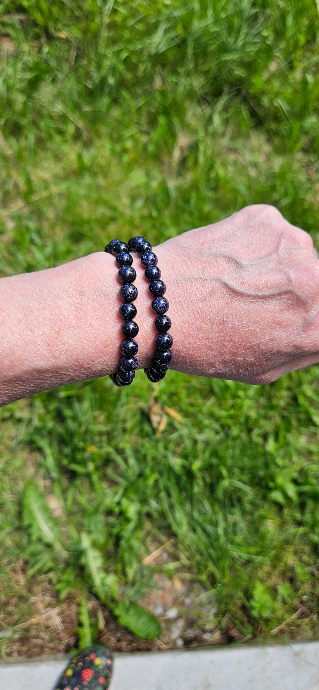 Blue Goldstone Bracelet