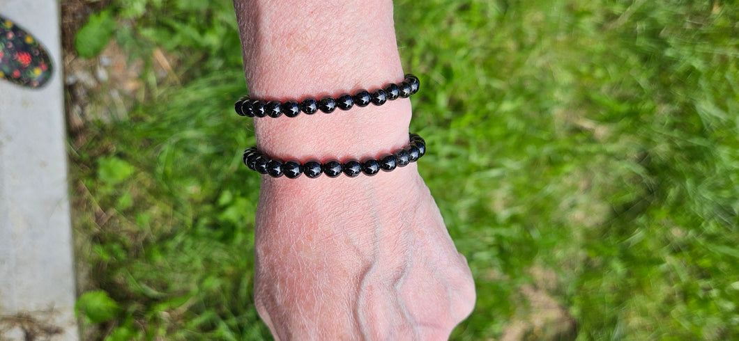 Black Tourmaline Bracelet 6 mm