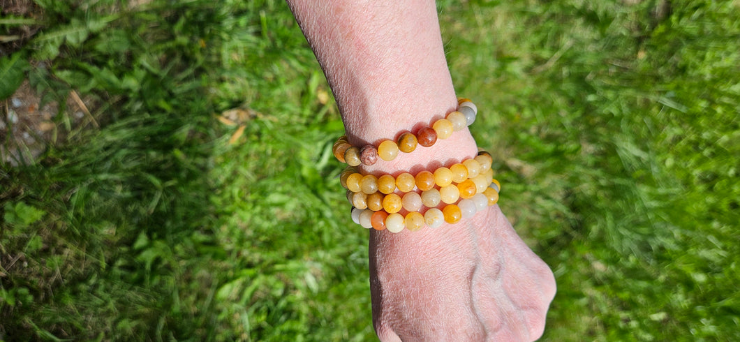 Golden Silk Jade Bracelet