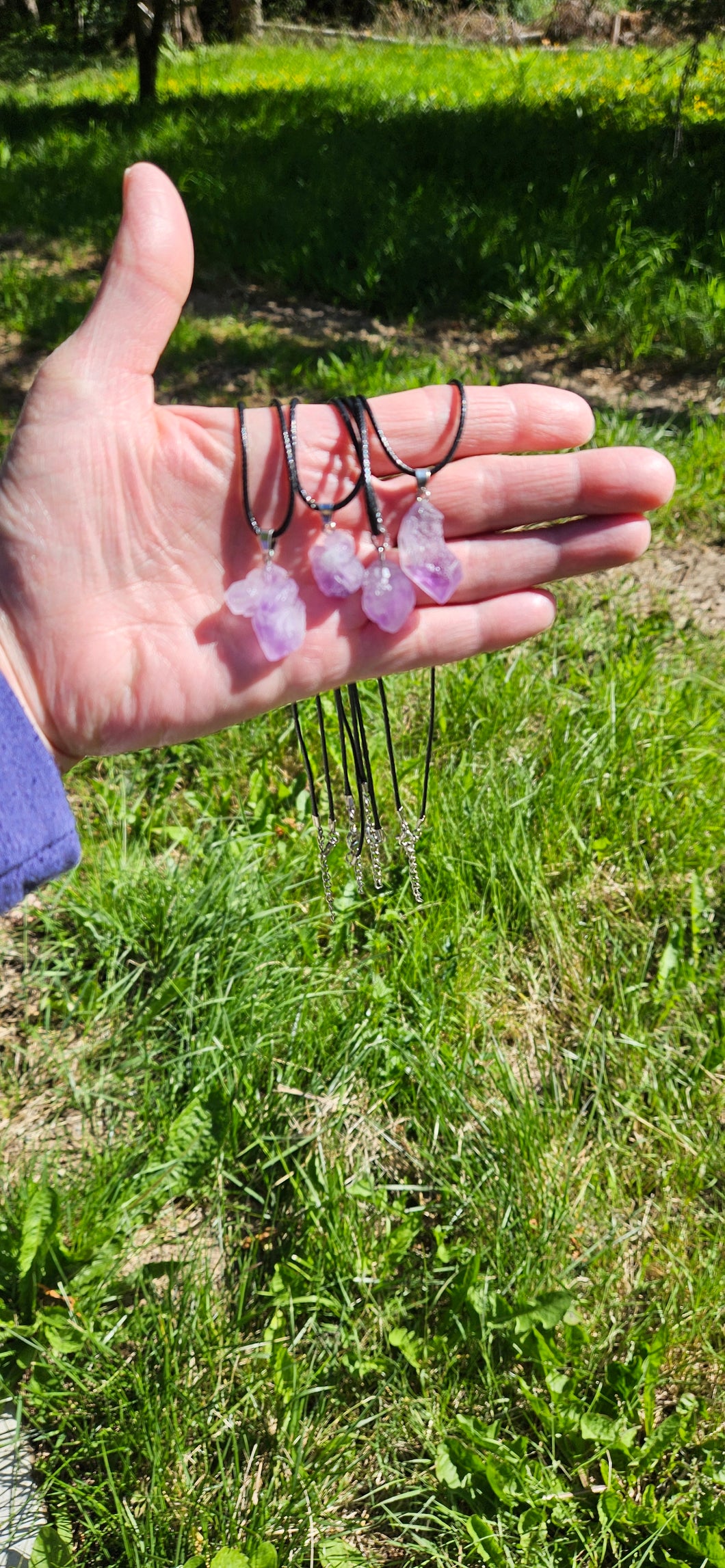 Raw Amethyst Necklace