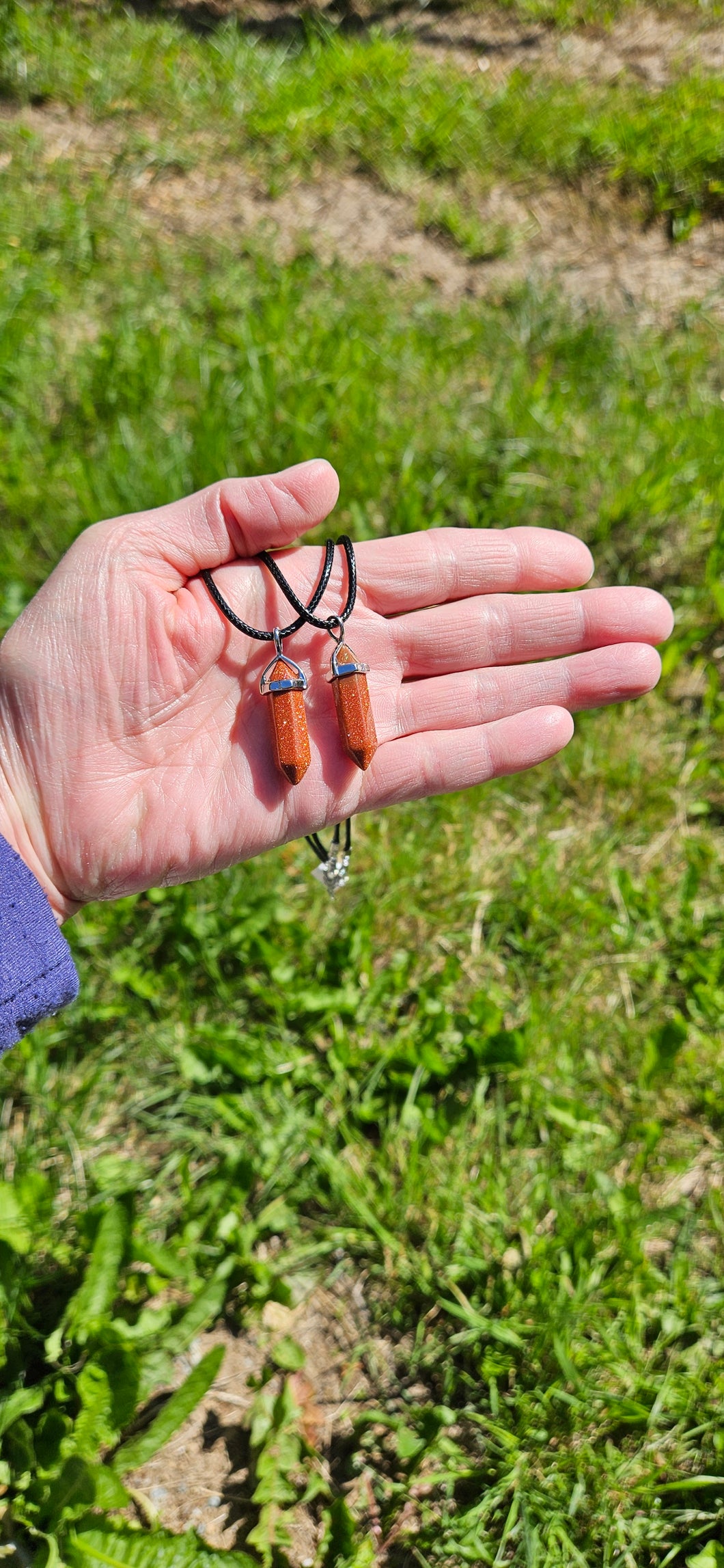 Goldstone Pendant DT