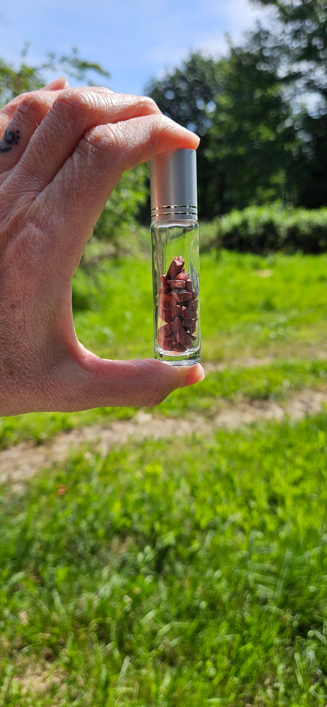 Red Jasper Roller Bottle