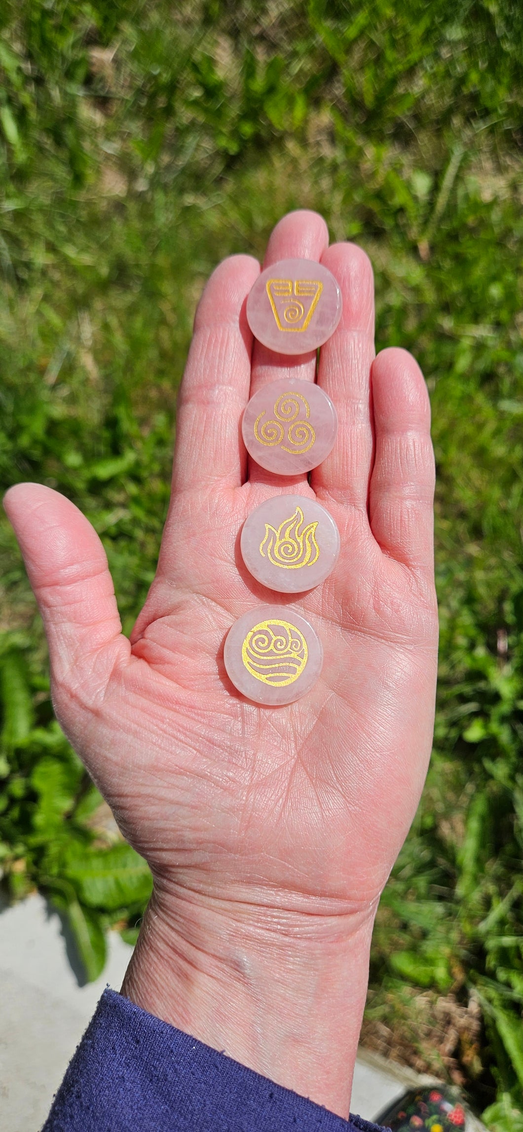 Rose Quartz Element Runes