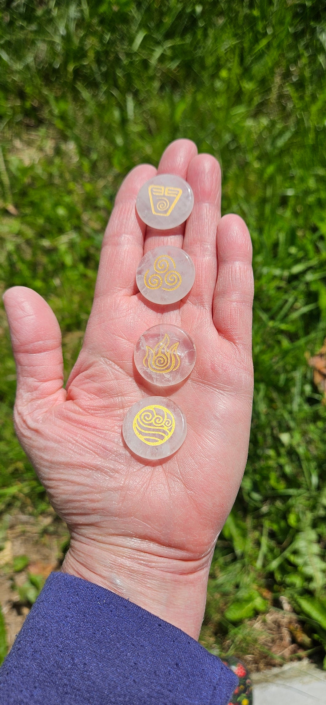 Clear Quartz Element Runes