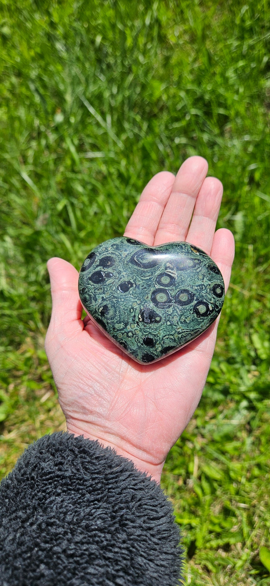 Kambaba Jasper Heart