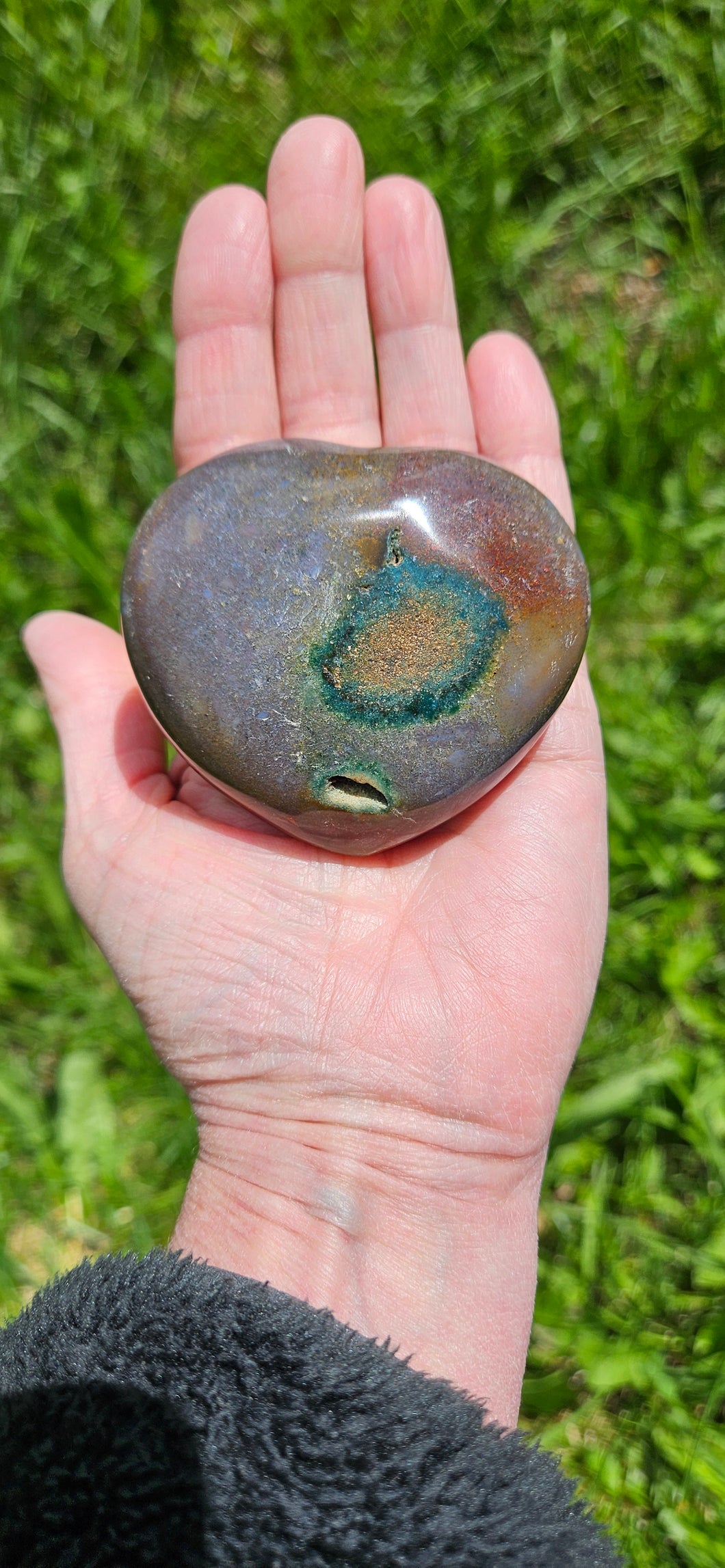 Ocean Jasper Heart