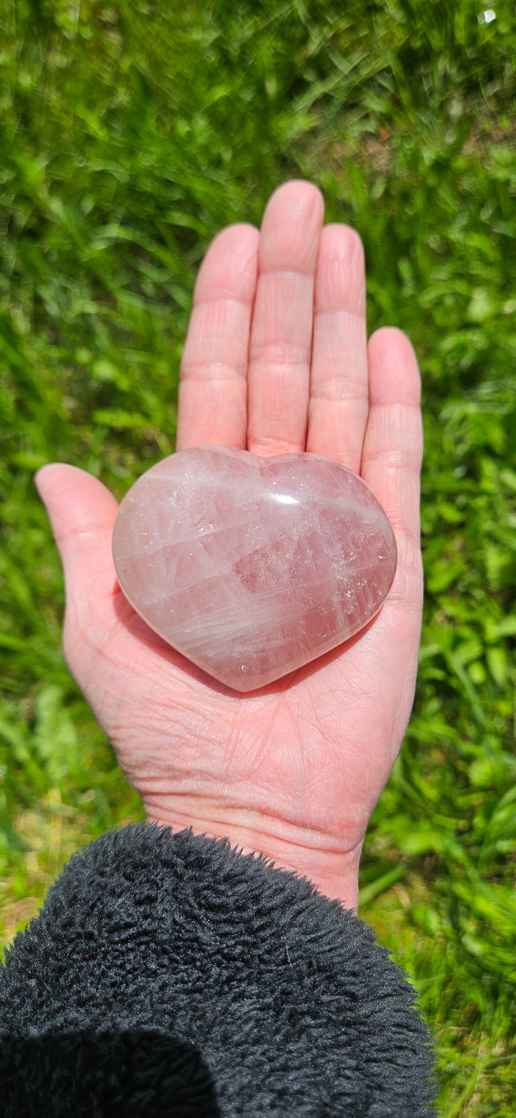 Rose Quartz Heart