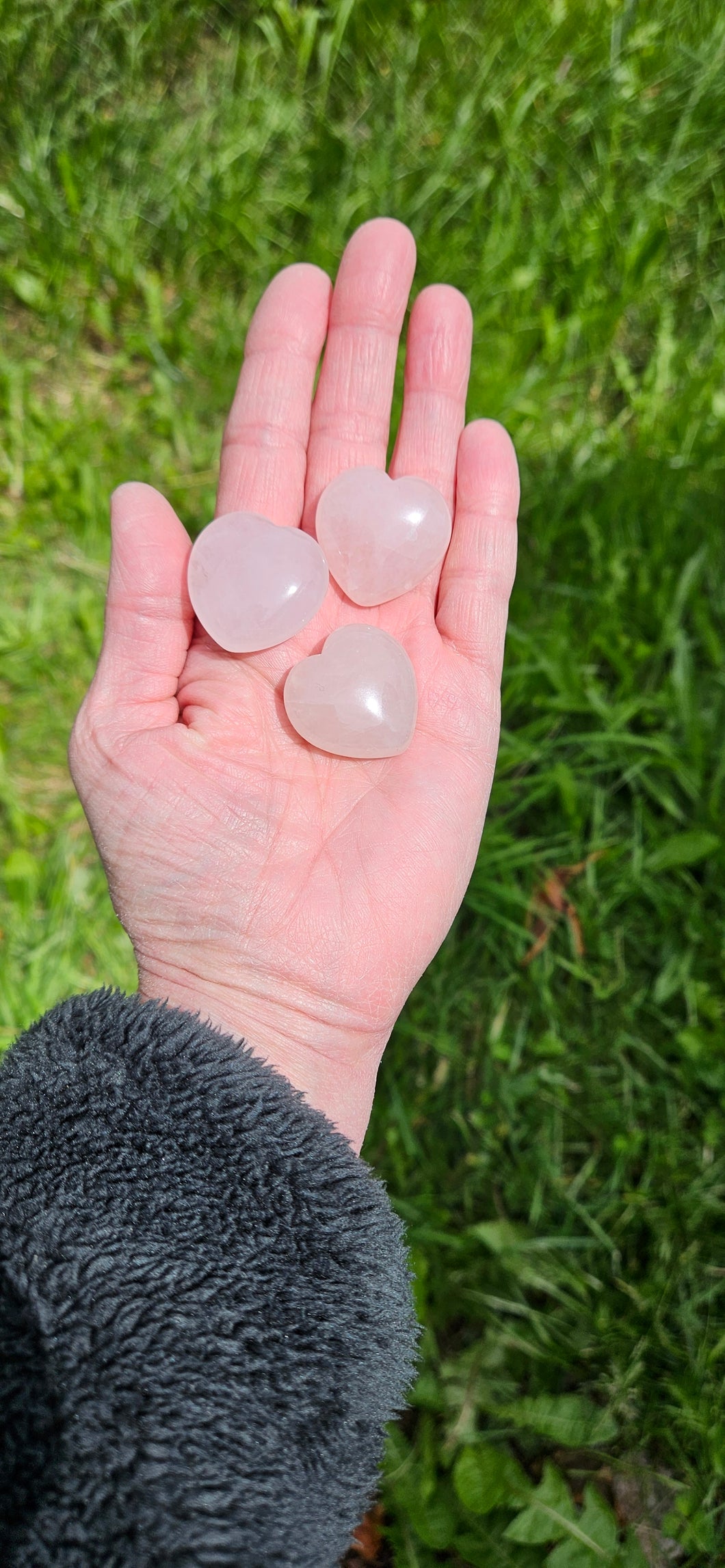 Rose Quartz Small Heart