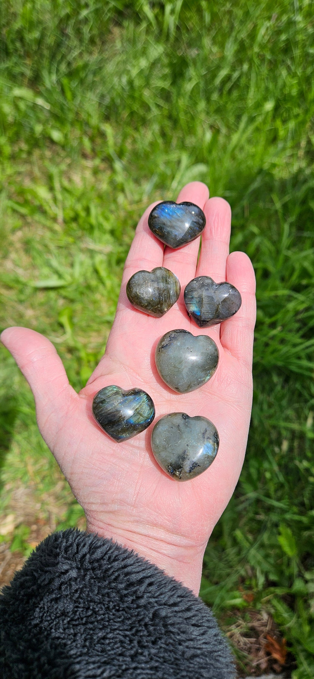 Labradorite Small Heart