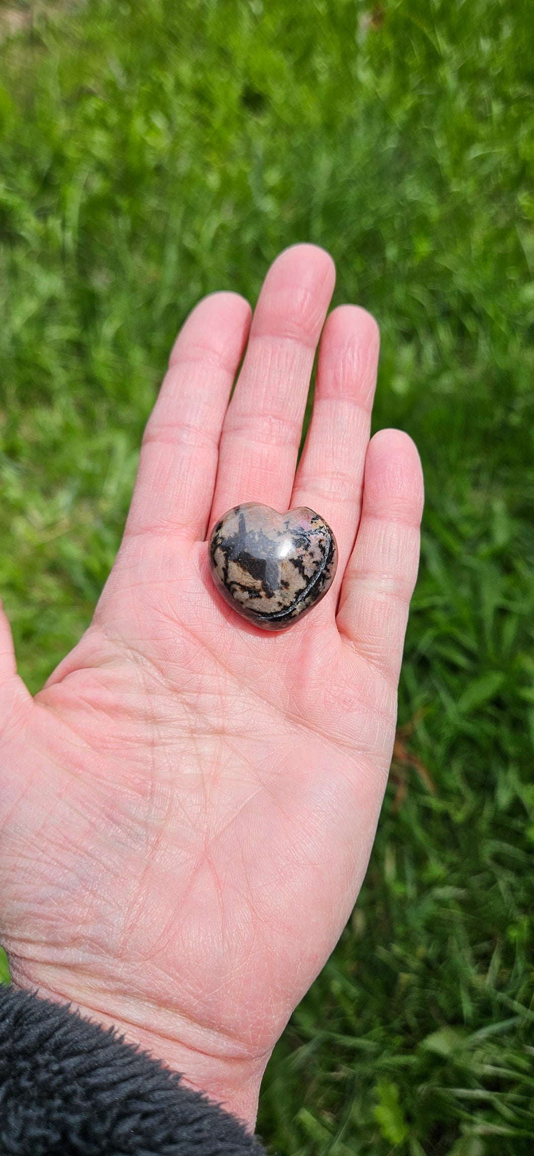 Rhodonite Small Heart