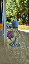 Load image into Gallery viewer, Silver Flower Sphere Stand
