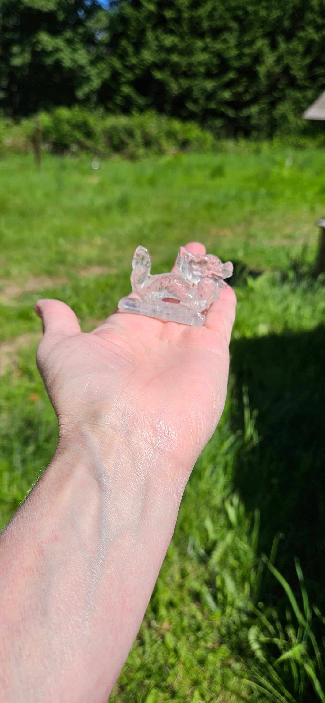 Clear Quartz Dragon