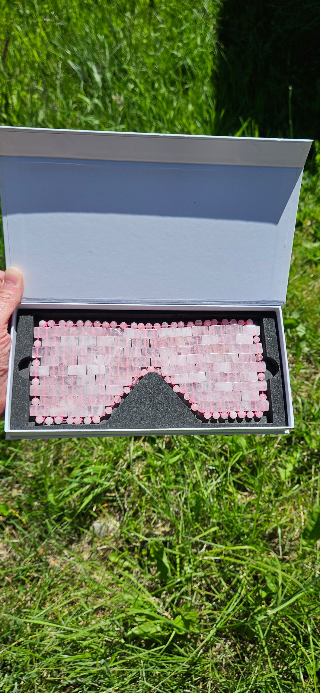 Rose Quartz Eye Mask